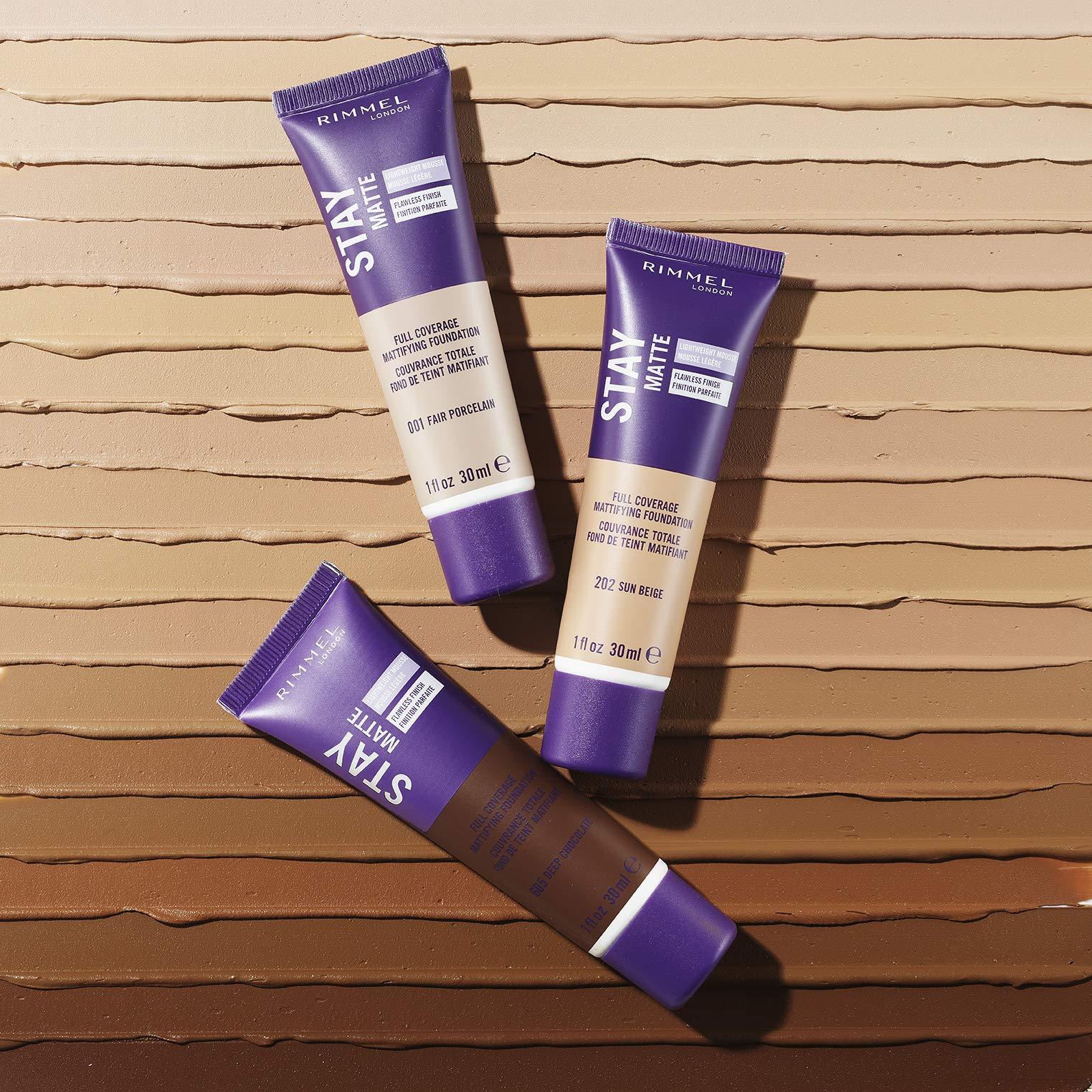 Rimmel Rimmel London Stay Matte Liquid Mousse - 200 Soft Beige - Foundation, Lightweight, Shine Control, Oil-Free, 1oz