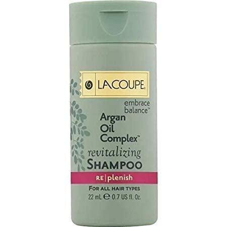 LA COUPE Lacoupe Argan Oil Complex Revitalizing Shampoo - 0.75 Oz - Set of 18 - Total 13.5 Oz