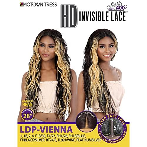 Motown Tress Motown Tress (Ldp-vienna - Heat Resistant Fiber HD Invisible Lace Front Wig in JET BLACK