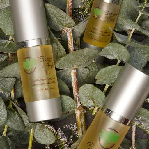 Essence Of Argan Essence Of Argan 100% Pure Moroccan Organic Argan Oil - Natural EcoCert Oil that Nourishes, Conditions and Moisturizes Your Skin, Hair and Nails