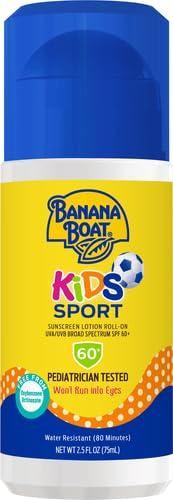 Banana Boat Banana Boat Kids Sport Sunscreen Roll On Lotion SPF 60, 2.5oz | Travel Size Sunscreen for Kids, Kids Roll On Sunscreen, Kids Sunblock, Travel Sunscreen, Sunscreen Stick, Kids Sunscreen SPF 60, 2.5oz