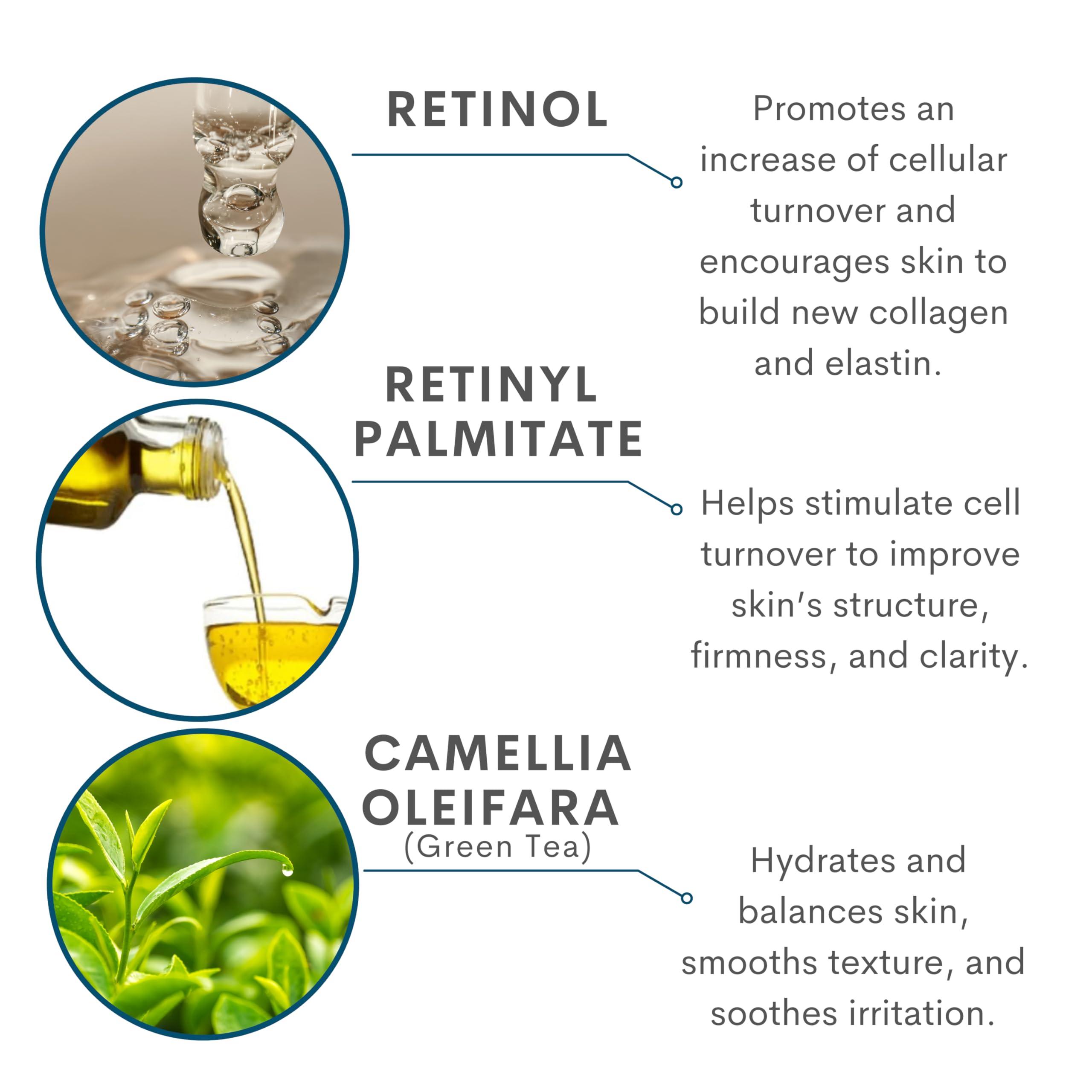 Serious Skincare Serious Skincare Retinol Facial Care DUO - A Force XR Serum Concentrate & A Cream XR Moisture Cream for Face - With Vitamin C - Anti-Aging for Lines, Wrinkles - Resurfaces and Hydrates Skin