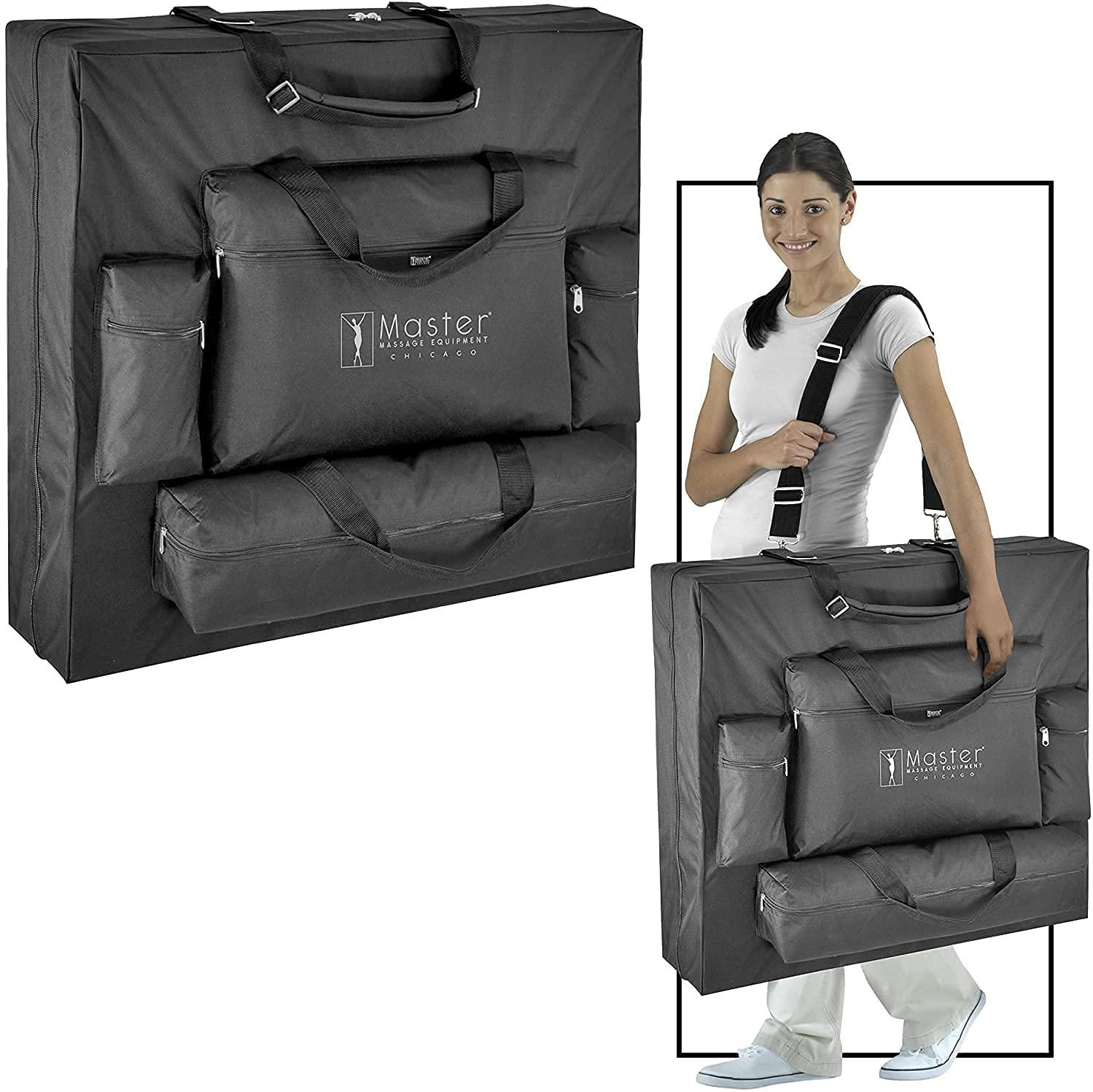 Master Massage Master Massage Table Galaxy Heated Professional,30 inch Extra Wide Portable Folding Memory Foam PU Upholstery Salon Spa bed,Height Adjustable Massage Therapy Table with carrying case (30" Galaxy TT)