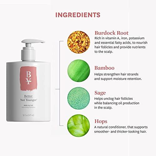 Better Not Younger Better Not Younger Wake Up Call Volumizing Shampoo and Conditioner Set, 16 Fl Oz.