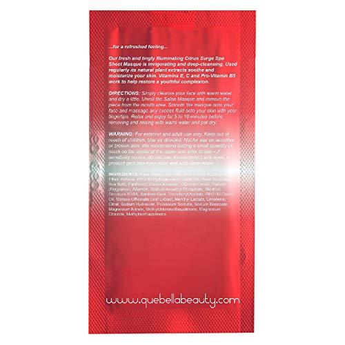 Que Bella que bella B07GNRPP7T Illuminating Sheet Mask - Citrus Surge