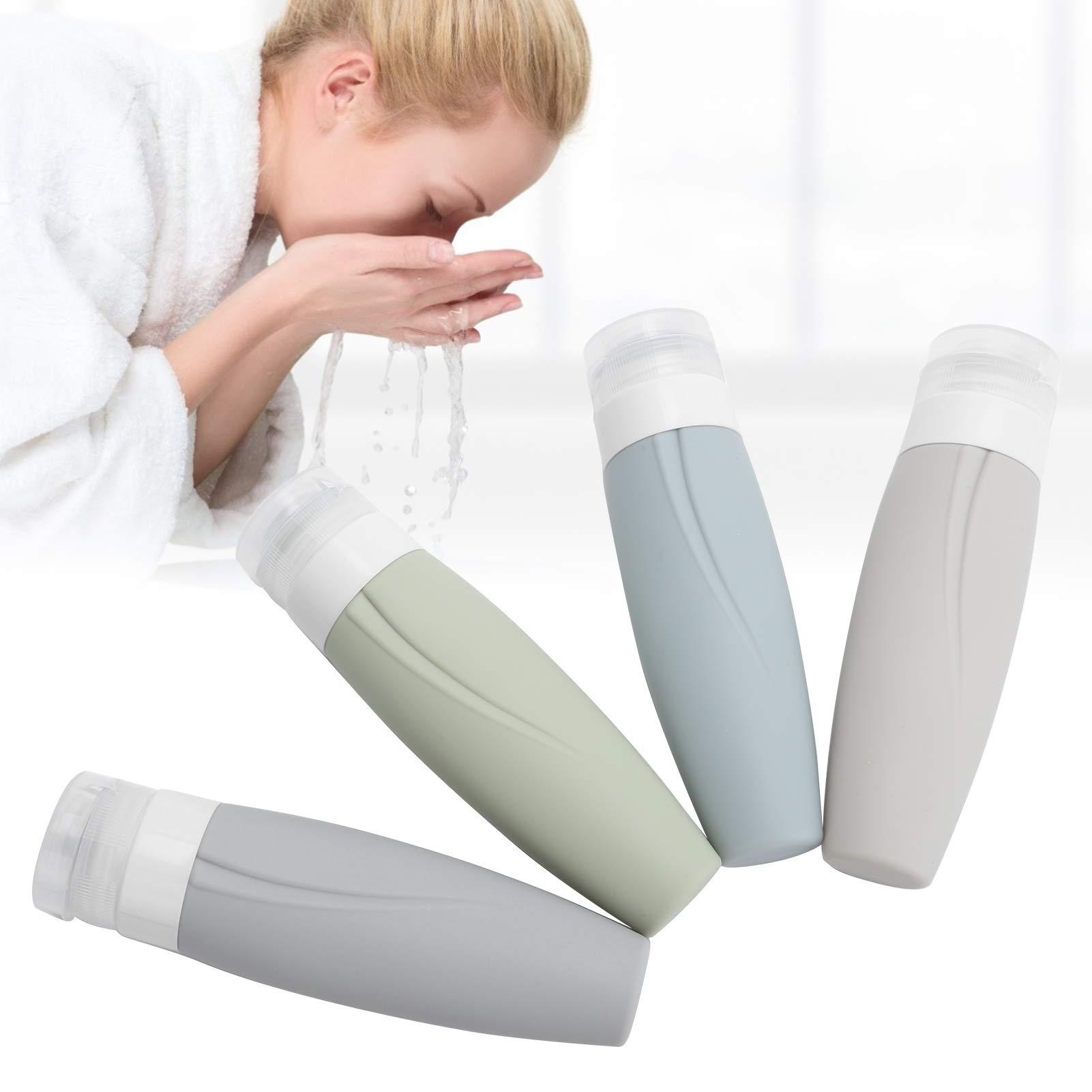 MARURY Travel Bottles, Travel Bottle Set, Make up Containers Empty Dispenser Bottle Silicone Refill Container Shampoo Body Wash Travel Bottle