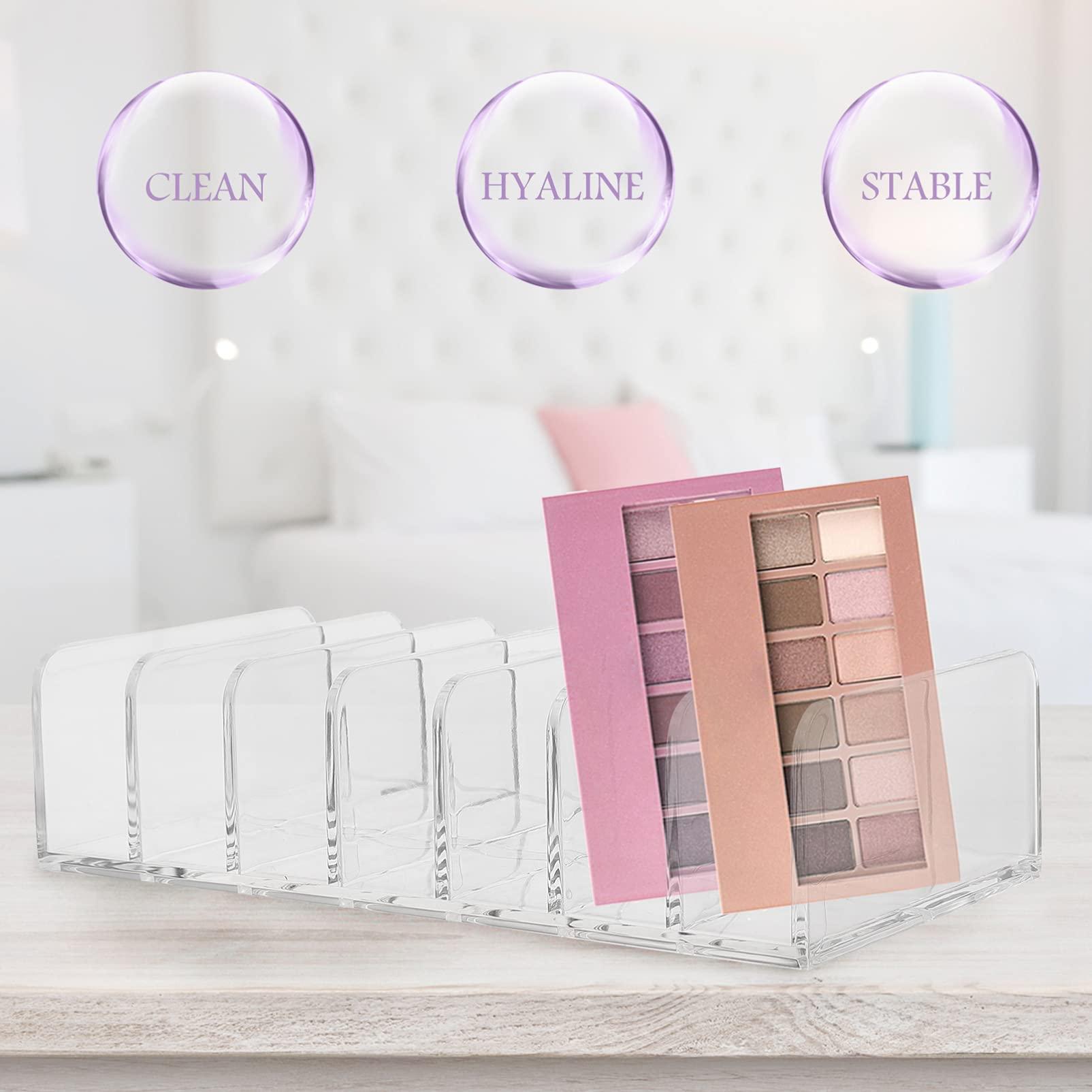 Didiseaon Didiseaon 3 Pcs Powder Storage Rack Lipstick Holder Organizer Makeup Palette Drawer Organizer Clear Cosmetic Case Cosmetic Organizing Rack Clear Stand Compact Makeup Acrylic Transparent