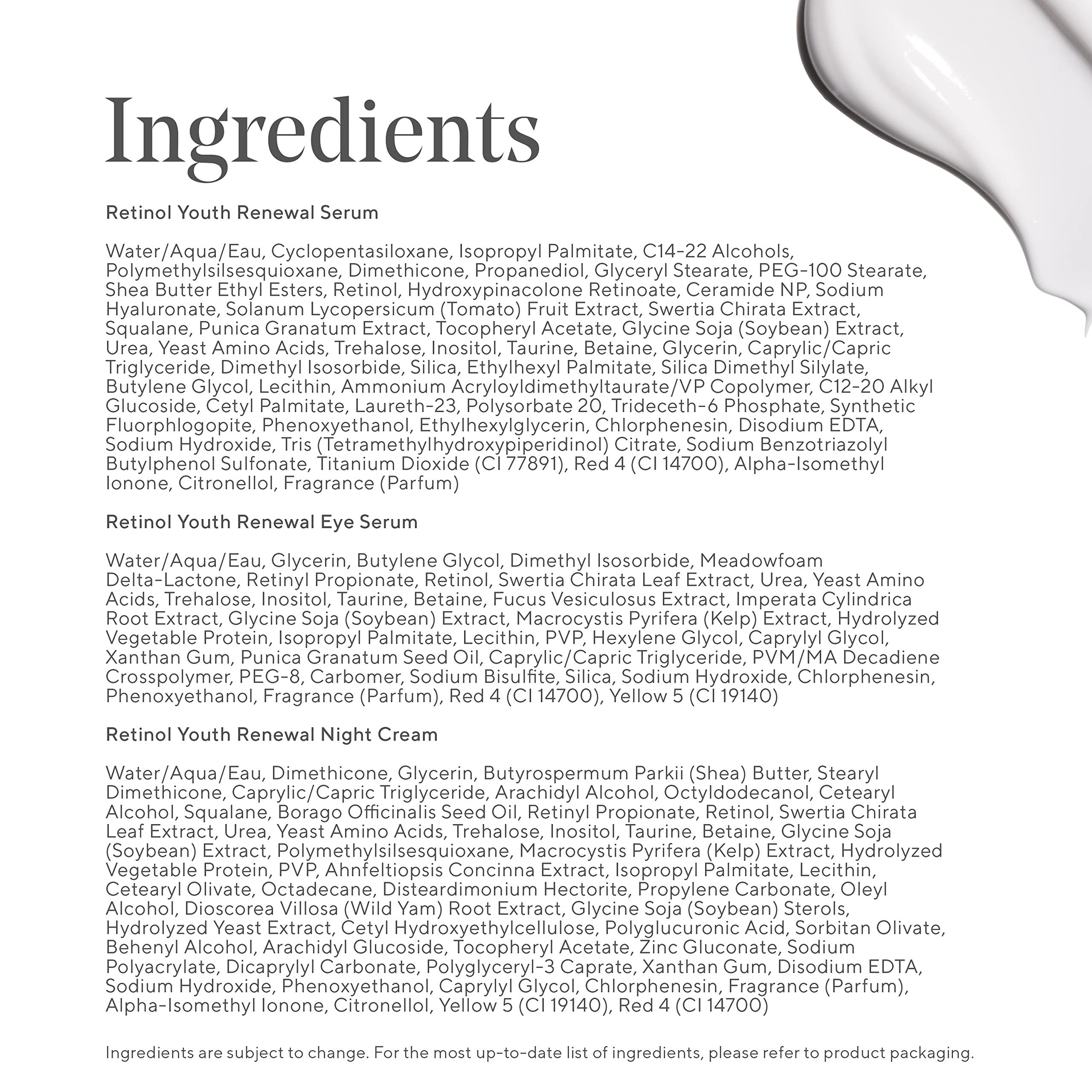 Murad Murad Youth Renewal Retinol Trial Kit – 3-Piece Trial-Size Kit $102 Value - Anti-Aging Retinol Skincare Set - Retinol Serum for Face, Retinol Eye Serum, & Retinol Night Cream