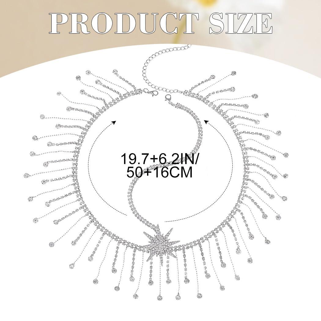 Yikisdy Yikisdy Silver Crystal Headband Sparkly Rhinestone HeadPiece Fashion Wedding Head Piece