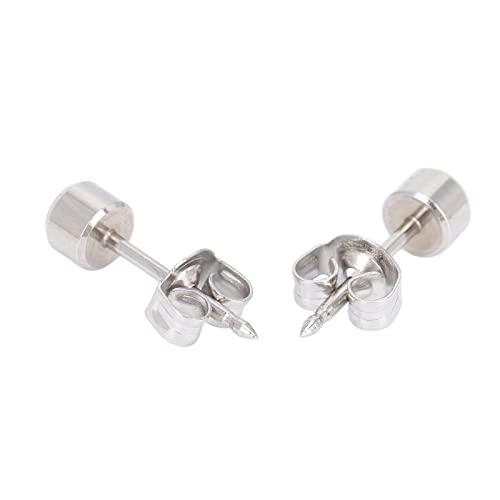 GOTOTOP 12 Pairs Stainless Steel Stud Earrings, Premium Ear Piercing Gun, Steel Safe Ear Piercing Gun Tools Kit Ear Stud Earplug Earring For Ears Nose Navel Lip
