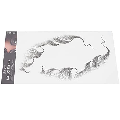 Agatige Waterproof Fake Hairline Sticker, Natural Edge Hair Tattoo Hair Tattoo Sticker for Women (#5)