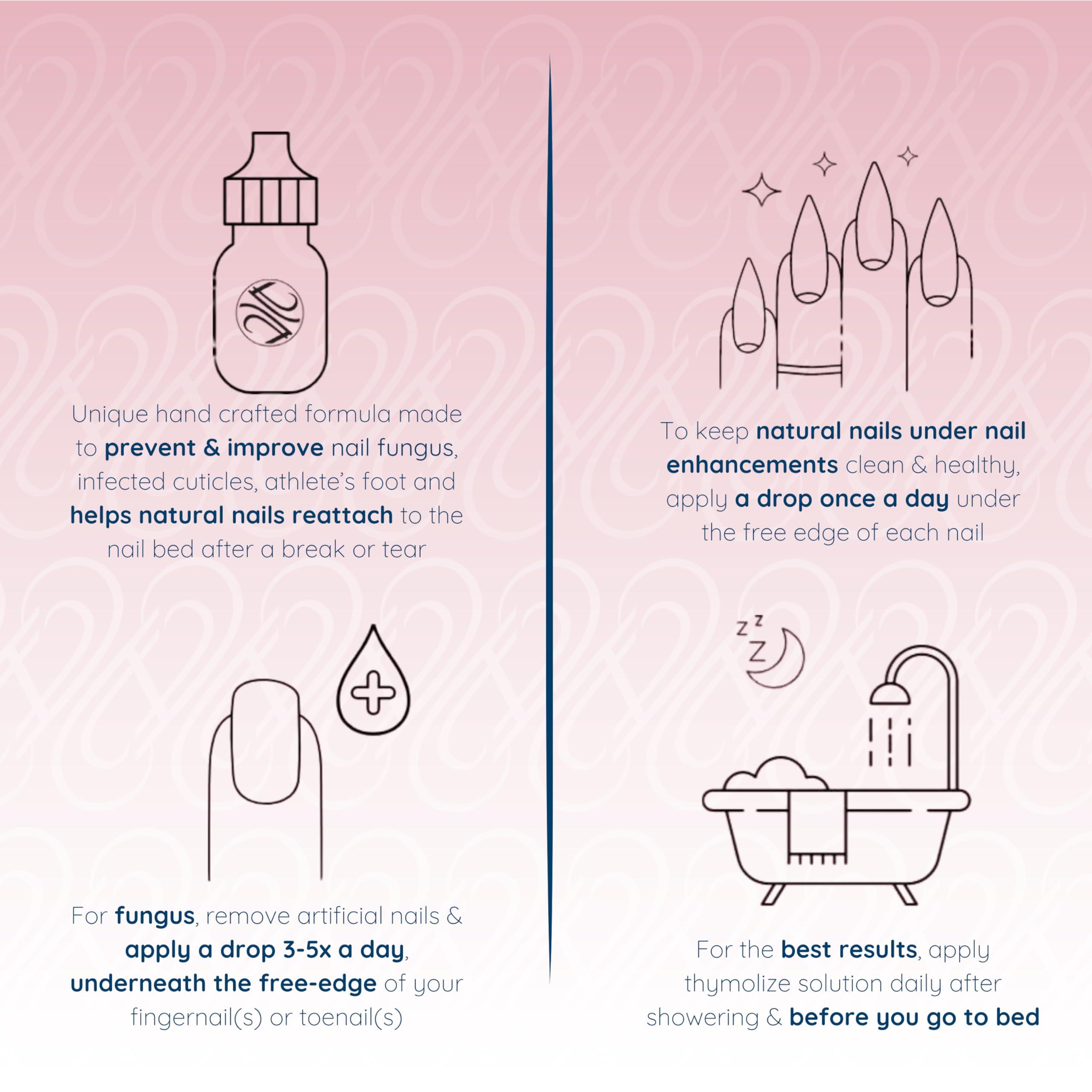 Tammy Taylor Thymolize Nail Repair for Damaged Nails | Thick Ingrown Toenail Treatment Care | Nail Whitener for Yellow Nails | A Nail Treatment for Weak and Damaged Nails | Healthy Nails Kit