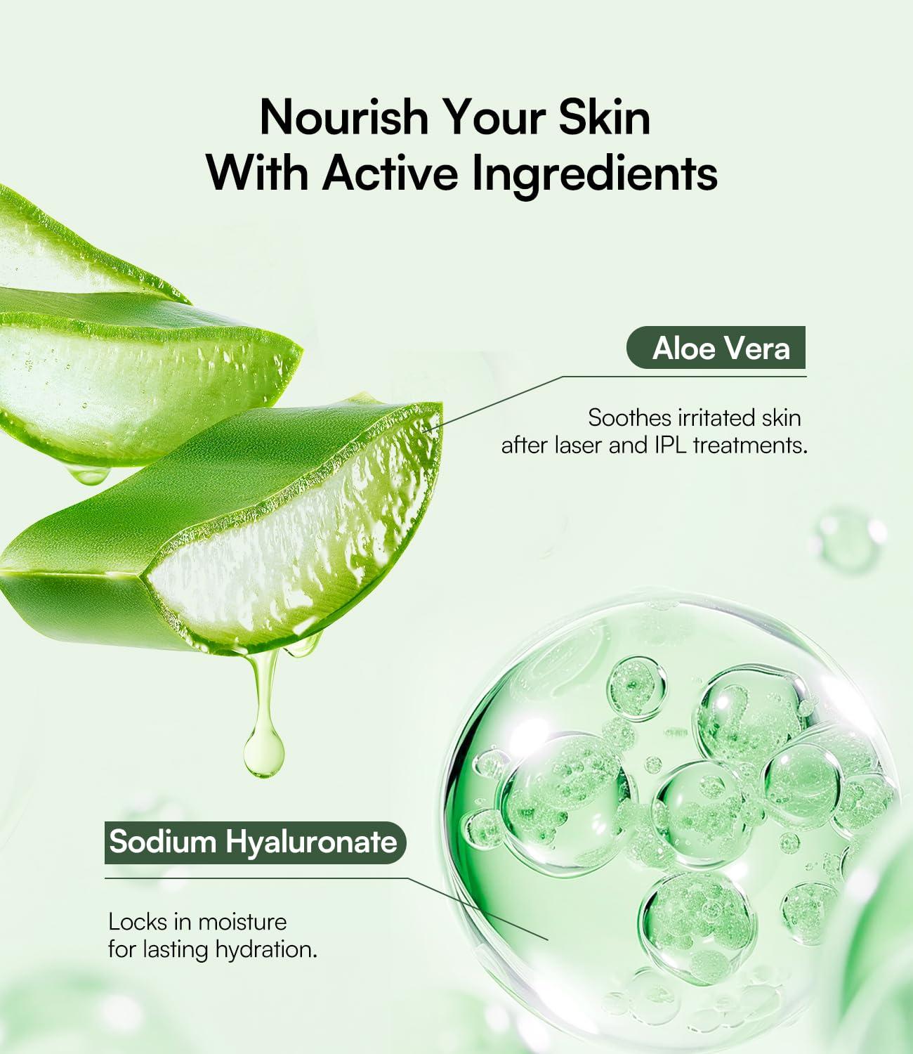 INIA INIA Microcurrent Facial Device Beauty Device with 1 Pcs 2.11 and 10.56 Fl Oz Conductive Gel for Facial and Body Skin Care