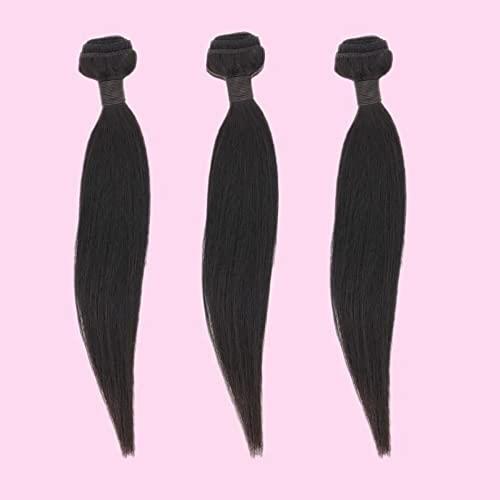 L.A. Hair Sisters Virgin Hair Malaysian Silky Straight Bundle Deals 18\" 20\" 22\"