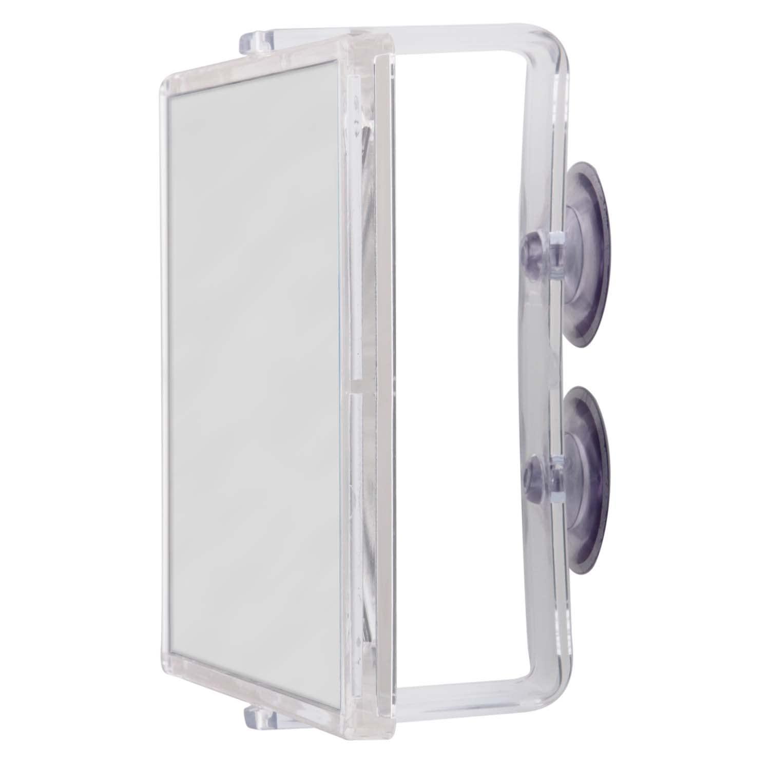 Zadro Zadro 2X Mag Z Fogless Swivel Shower Mirror with Dual Suction Cup, 6-Inch,Clear Acrylic,7" x 5.75" / 2X,ZM05