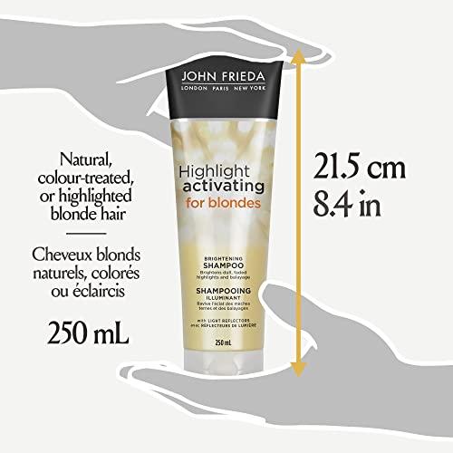 John Frieda john frieda sheer blonde highlight activating shampoo,platinum to Champagne 8.3 oz / 250mL