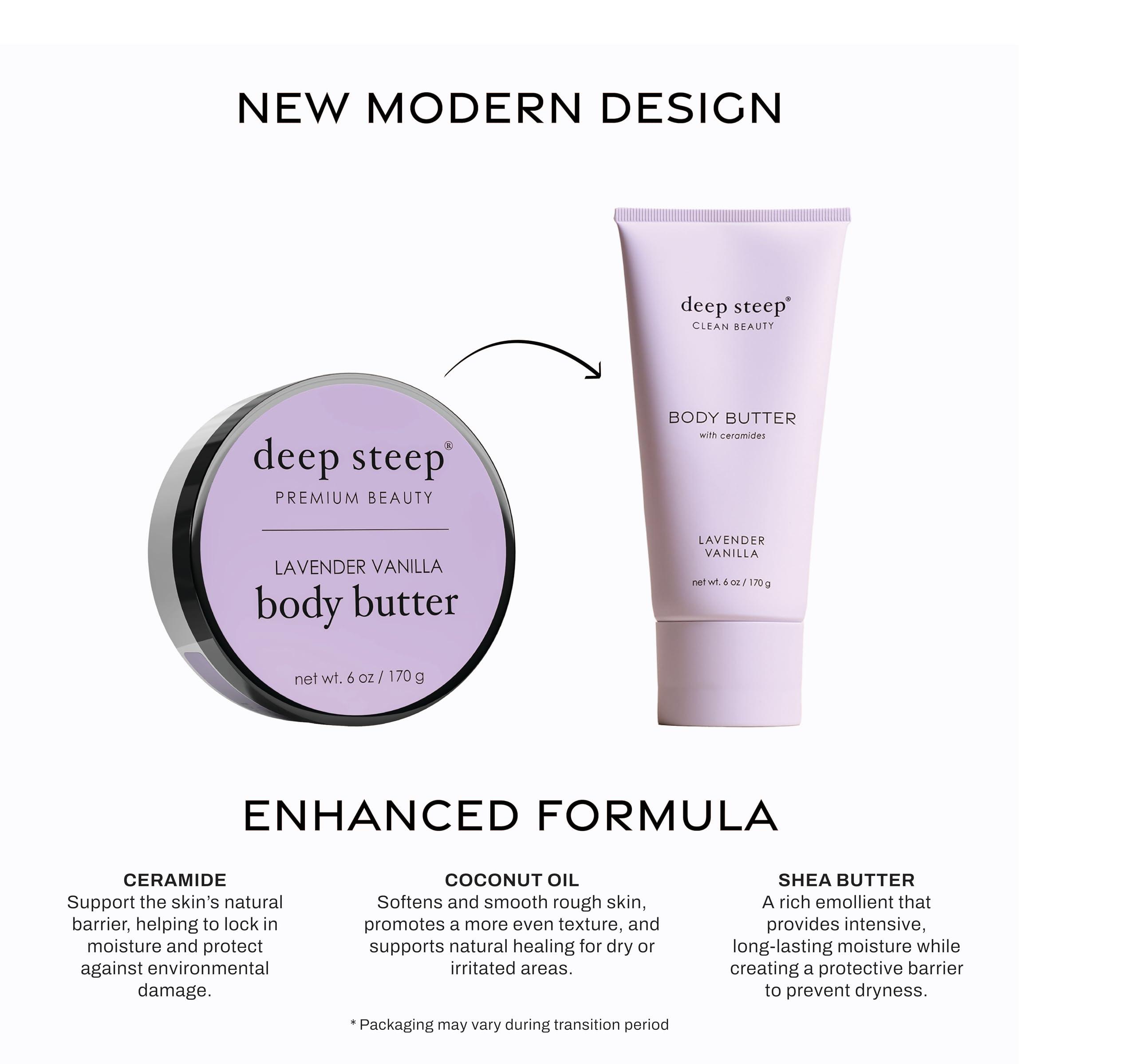 Deep Steep Deep Steep Body Butter, 6oz (Lavender Vanilla)