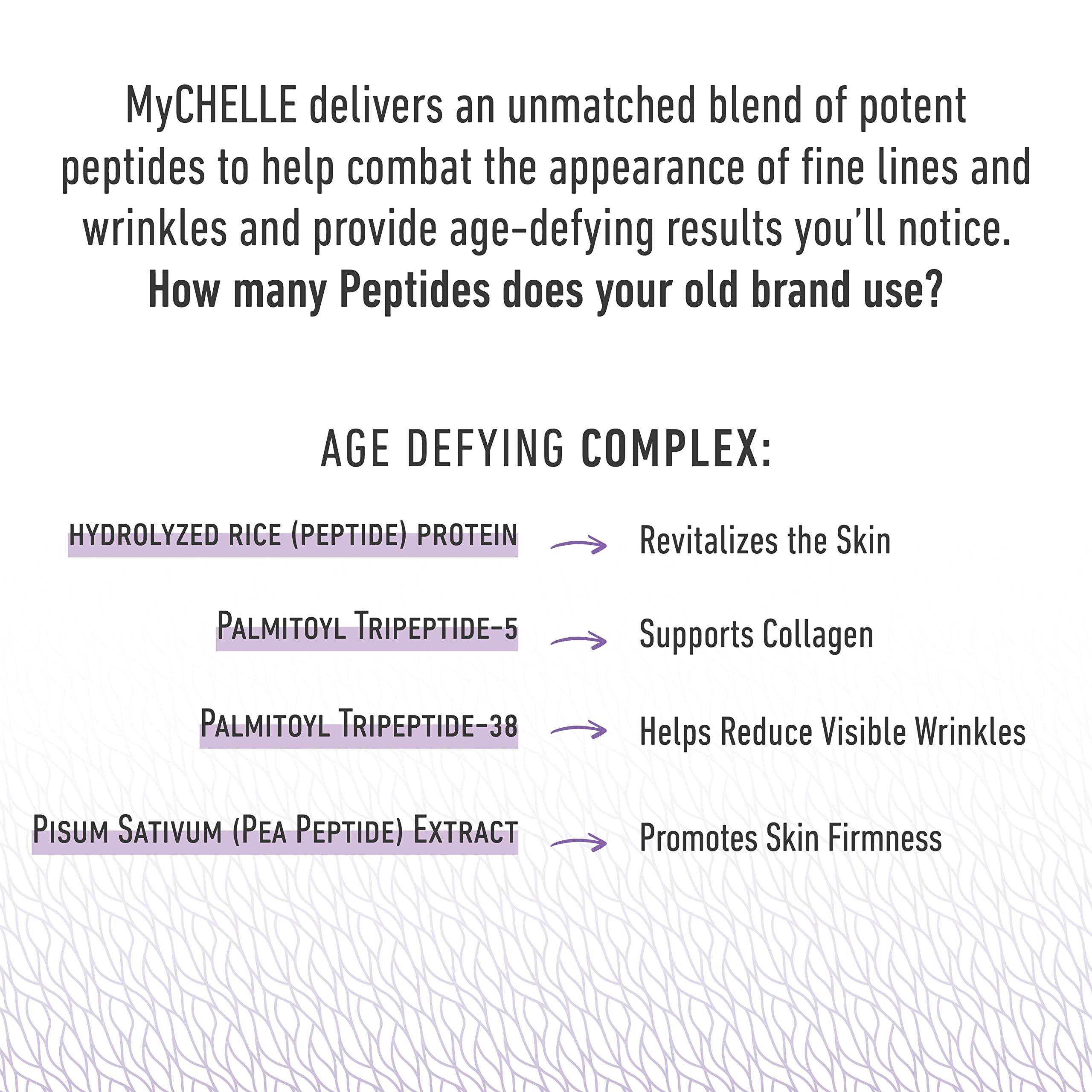 MyChelle Dermaceuticals MyCHELLE Dermaceuticals Supreme Polypeptide Cream Unscented (1.2 Fl Oz) - Anti-Aging Cream with Powerful Peptides, Help Lift & Revive Skin, Help to Reduce the Appearance of Fine Lines and Wrinkles