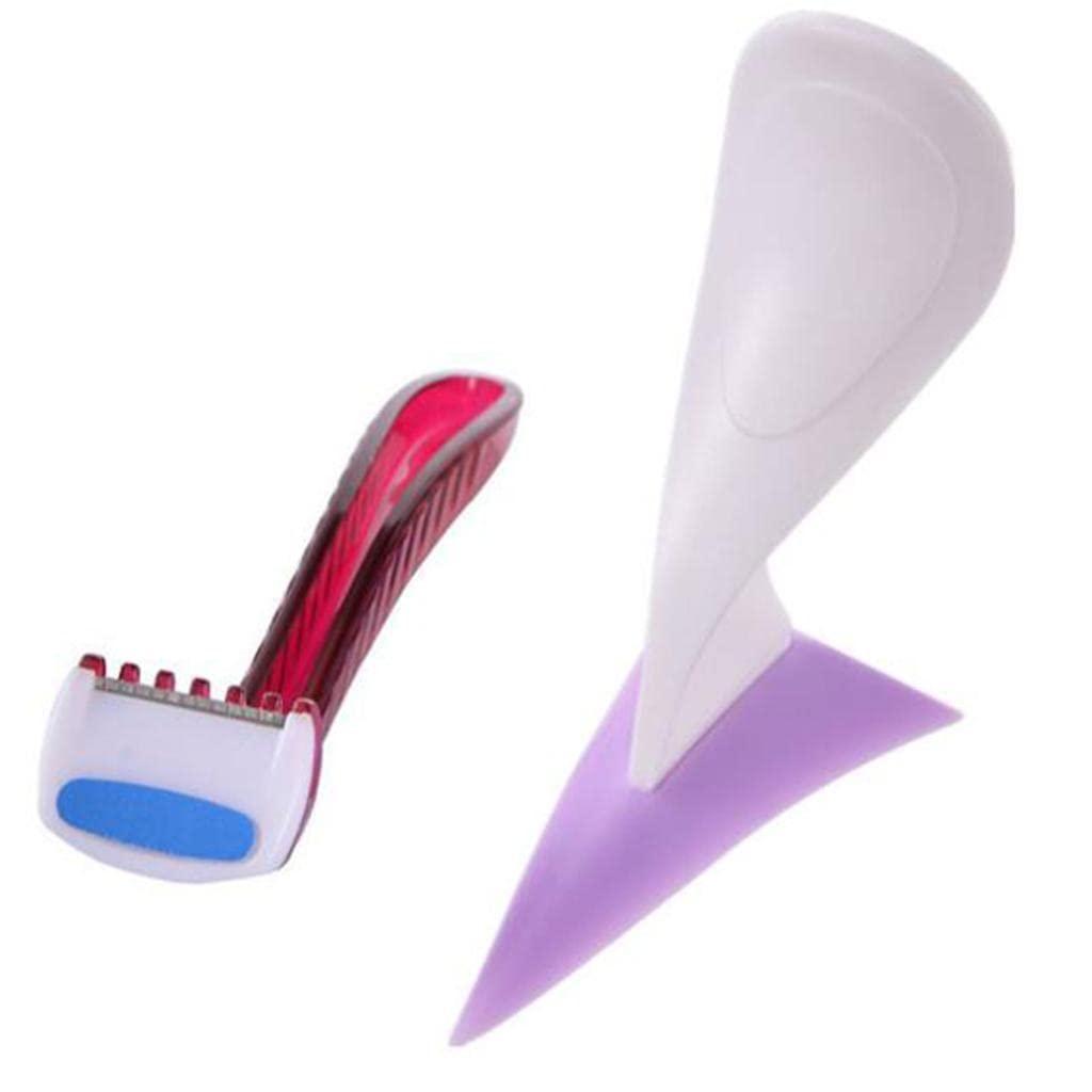 NinthAvenue Basics NinthAvenue Basics 7Pcs Portable Shaving Bikini Bikini Line Trimmer for Pubic Hair Women