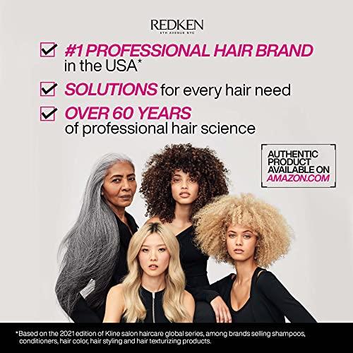REDKEN REDKEN Extreme Length Shampoo, Conditioner and Leave-In Conditioner Set For Damaged and All Hair Types - Prevents Breakage and Strengthens Hair, Infused With Biotin For Hair Growth