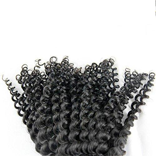 Ms Fenda MsFenda Hair 5a Brazilian Human Virgin Hair Extensions Kinky Curly Weft 100g Pcs Natural Black Color 10~30 Inch