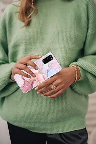 ZDO for Samsung Galaxy S20 FE 5G Case 6.5” Galaxy S20 FE Case wallet Marble Clear Pattern Transparent Transparent Soft Silicone Cover Ultra-Thin Protective TPU Cover for Samsung S20 FE Case-13