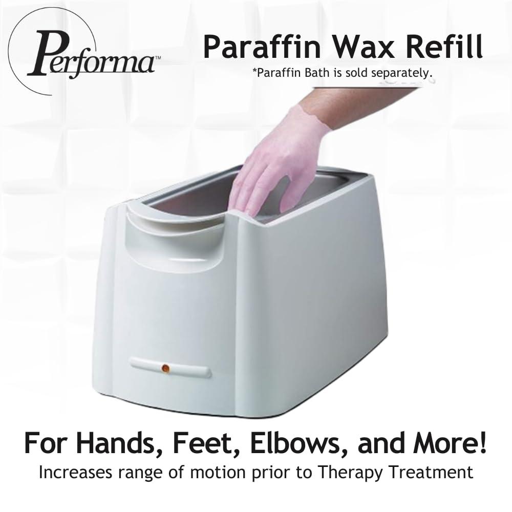 Performa Performa Paraffin Wax Refill, 1 Pound Lavender Scented Beads, Case of 6, Paraffin Bath Wax, Medical Grade Paraffin Wax for Paraffin Bath, Wax Refill for Wax Bath, Good for Hands & Feet