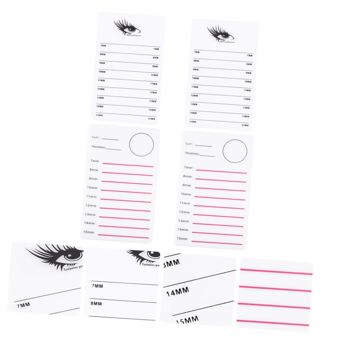FOMIYES FOMIYES Elegant Makeup Pallet Eyelash Display Stand 4pcs Lash Extension Holder for Present