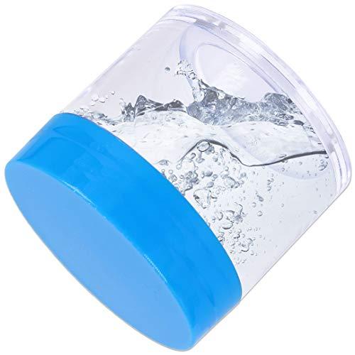 BEAUTI Beauticom 648pcs 30G/30ML (1oz) Thick Wall Round Plastic Clear Container Jars BPA Free LEAK PROOF with Flat Top Lids (648 Pieces, BLUE)