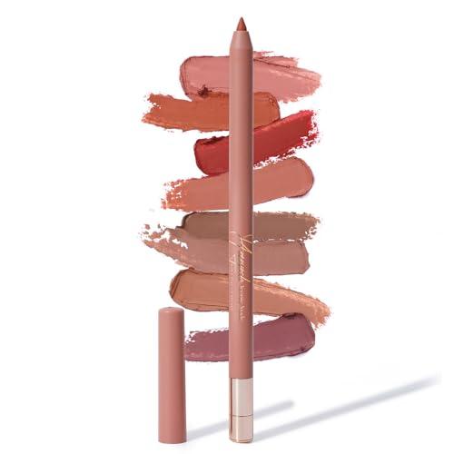 YES.EYE DO YES.EYE DO Light Brown Lip Liner Pencil, Automatic Natural Lipliner with Sharpener, Long Lasting Lip Filler Pen for Lip Contour,Waterproof, Highly Pigmented, Iconic Nude