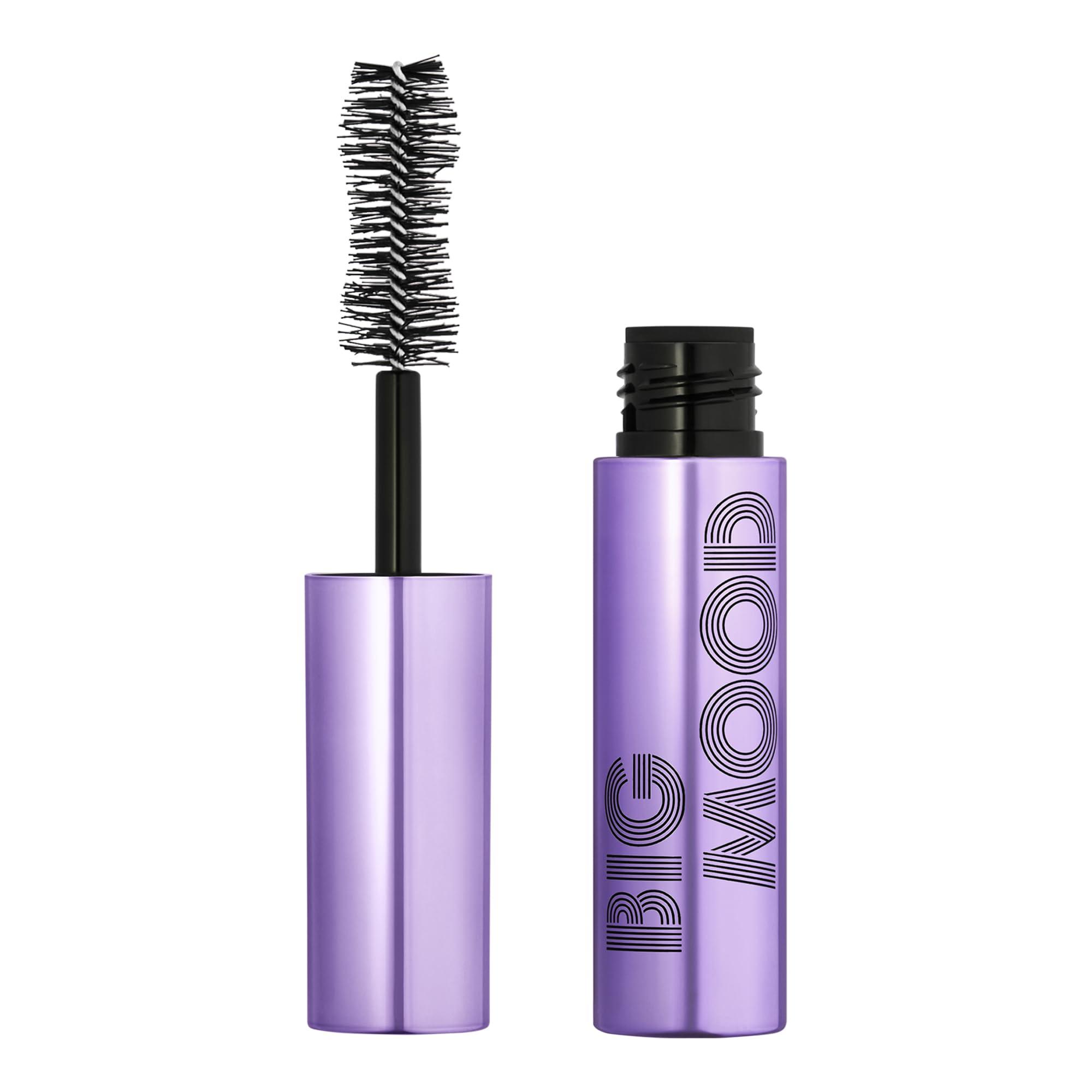 e.l.f. cosmetics e.l.f. Big Mood Mascara Mini, Instantly Creates Long-Lasting, Bold & Lifted, Voluminous Lashes, Infused with Jojoba Wax, Black