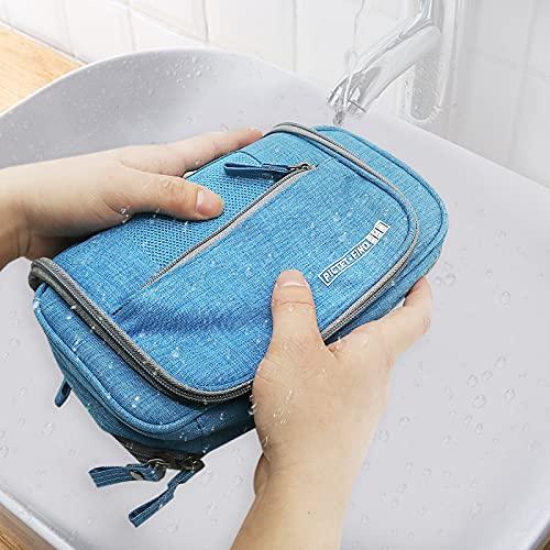 Pictet Fino Pictet Fino Travel Comestic Bag, Water-resistant Toiletry Bag with Hanging Hook, Makeup Bag Travel Organizer for Personal Care, Accessories, Shampoo, Toiletriespurple