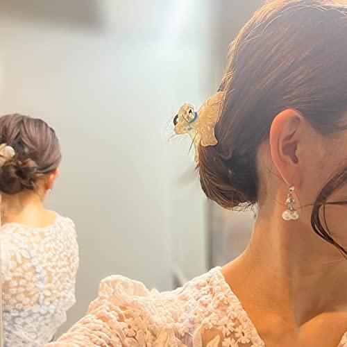 Generic Labrador Dog Claw Clip,Small Hair Clip for Women,Acetate Hair Clip,Small Hair Clip