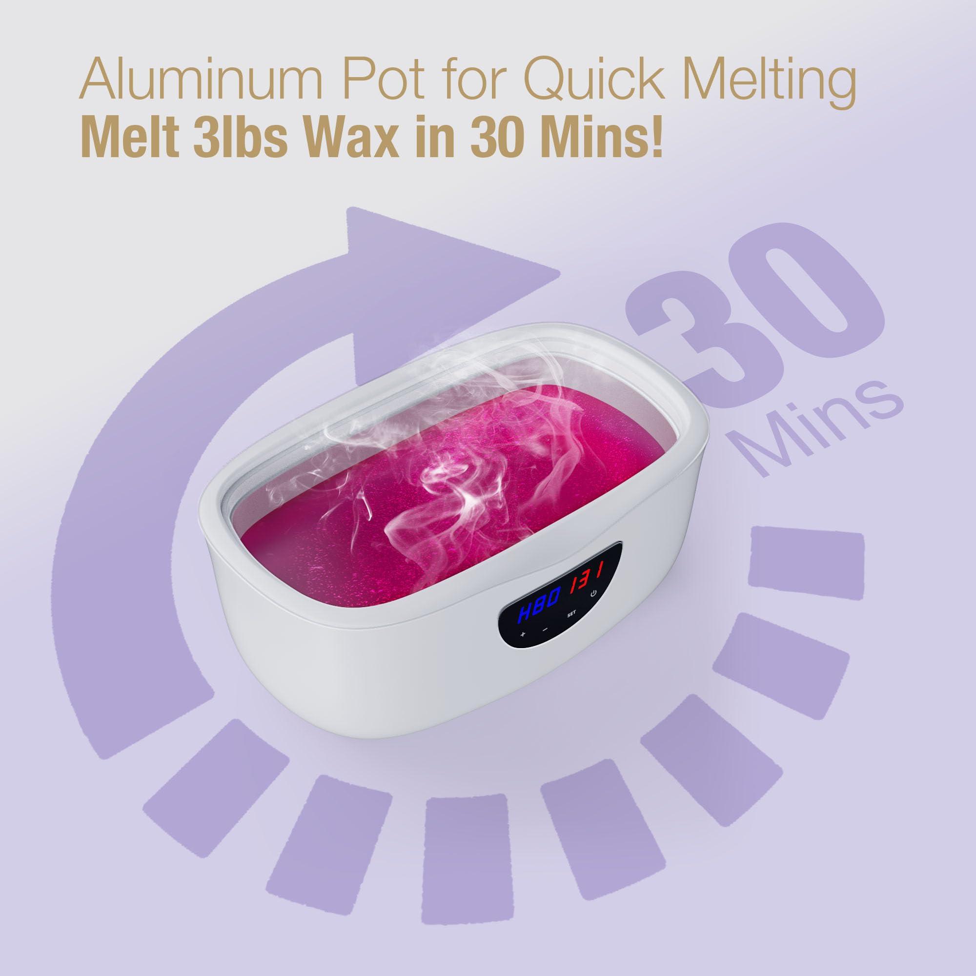 LAVANY Paraffin Wax Machine for Hands and Feet, Paraffin Wax Warmer with Auto Mode for Beginner-Friendly Home Spa, All-in-One Kit for Paraffin Bath