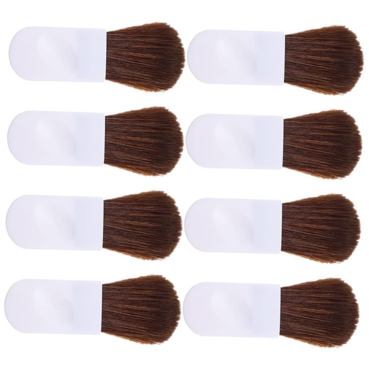 minkissy minkissy 2sets Makeup Brush Set Travel Size Blush Brush Mini Blush Brush for Cheeks Face Makeup Blush Makeup Brush Set 8pcs*2