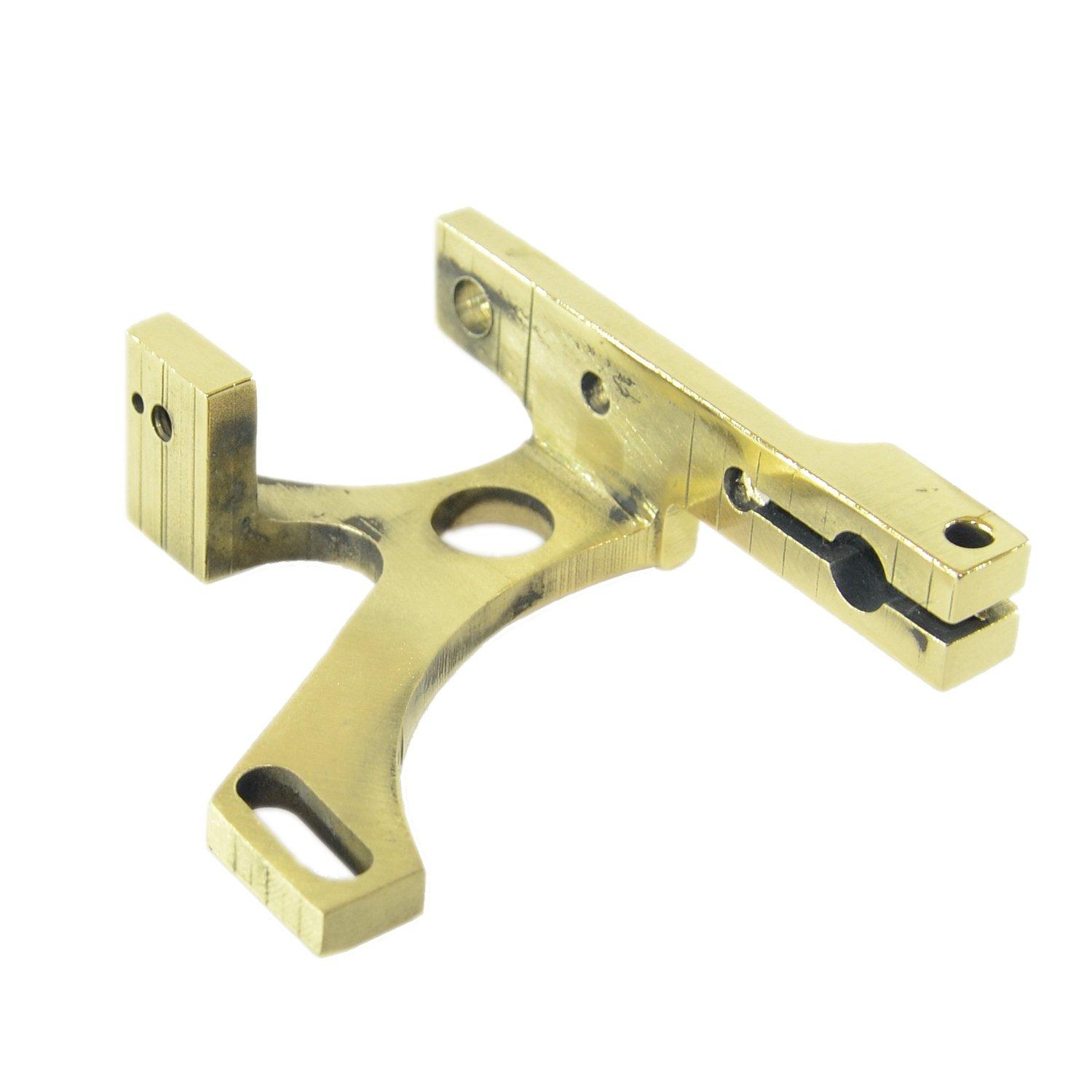 Coilman 1PC Solid Brass Tattoo Machine Frame Parts US 8-32 Thread FIT for 1.25 INCH Coil FB-10