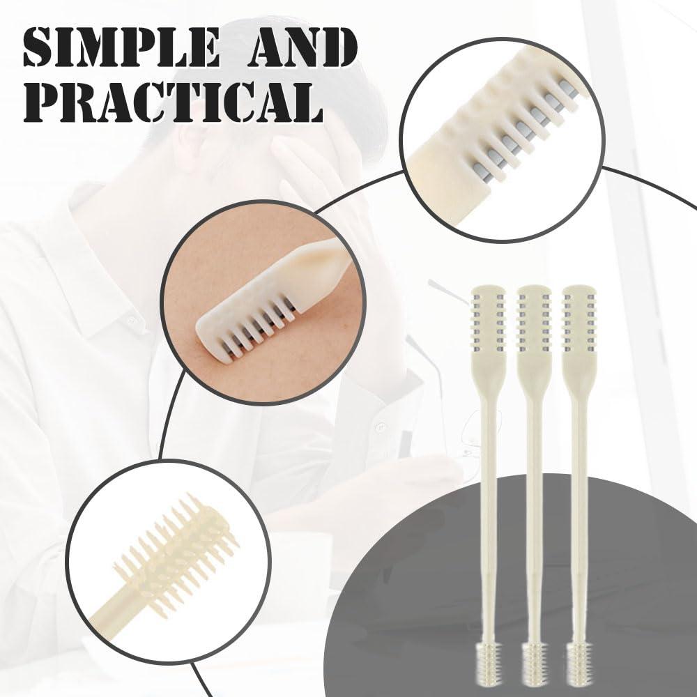 CAJDEOPYE CAJDEOPYE 2 in 1 Nose Hair Trimmer,Mini Double Sided Portable Nasal Hair Cutter,Manual 360 Rotating Nose Hair Remover Tools for Men and Women /1630