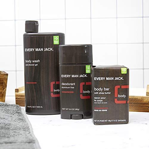 Every Man Jack Every Man Jack Body Wash and Shower Gel Cedarwood, 16.9 Ounce