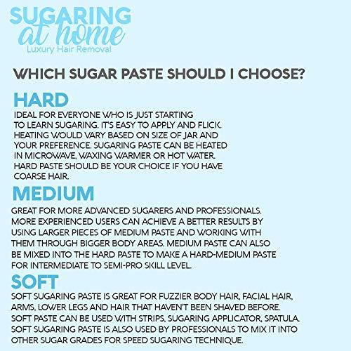 Sugaring At Home Sugaring Kit for Personal use Professional Grade + 15 Strips + Sugaring Applicator