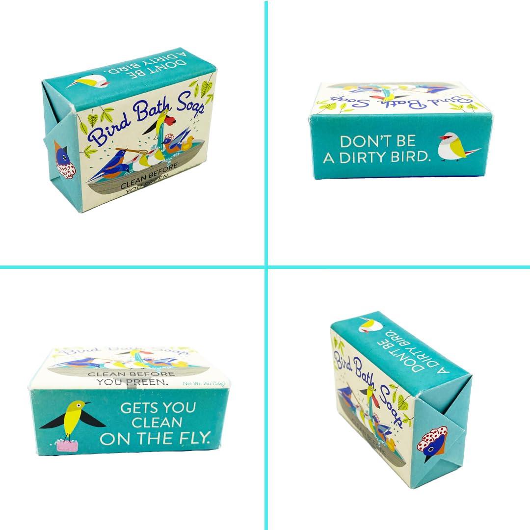 The Unemployed Philosophers Guild The Unemployed Philosophers Guild Bird Bath Soap - Made in The USA, 2oz (56g) Travel Sized Guest Bar