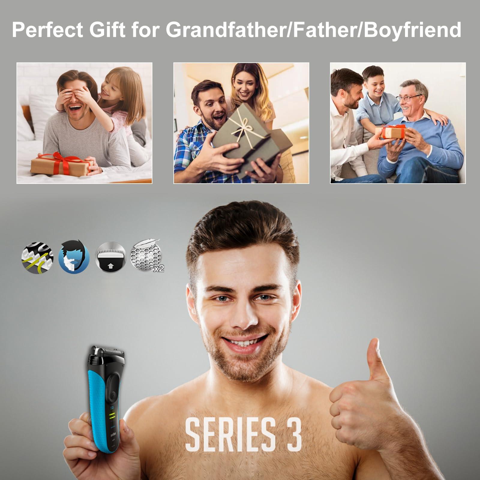 Styleader 2 Pack Replacement Heads Compatible with Braun Series 3 Electric Shaver for Braun S3 Foil Shaver fit for Electeic Razor 5409,3040s,300s,310s,320s,3050cc,3090cc,3010s,3030s. (21B)