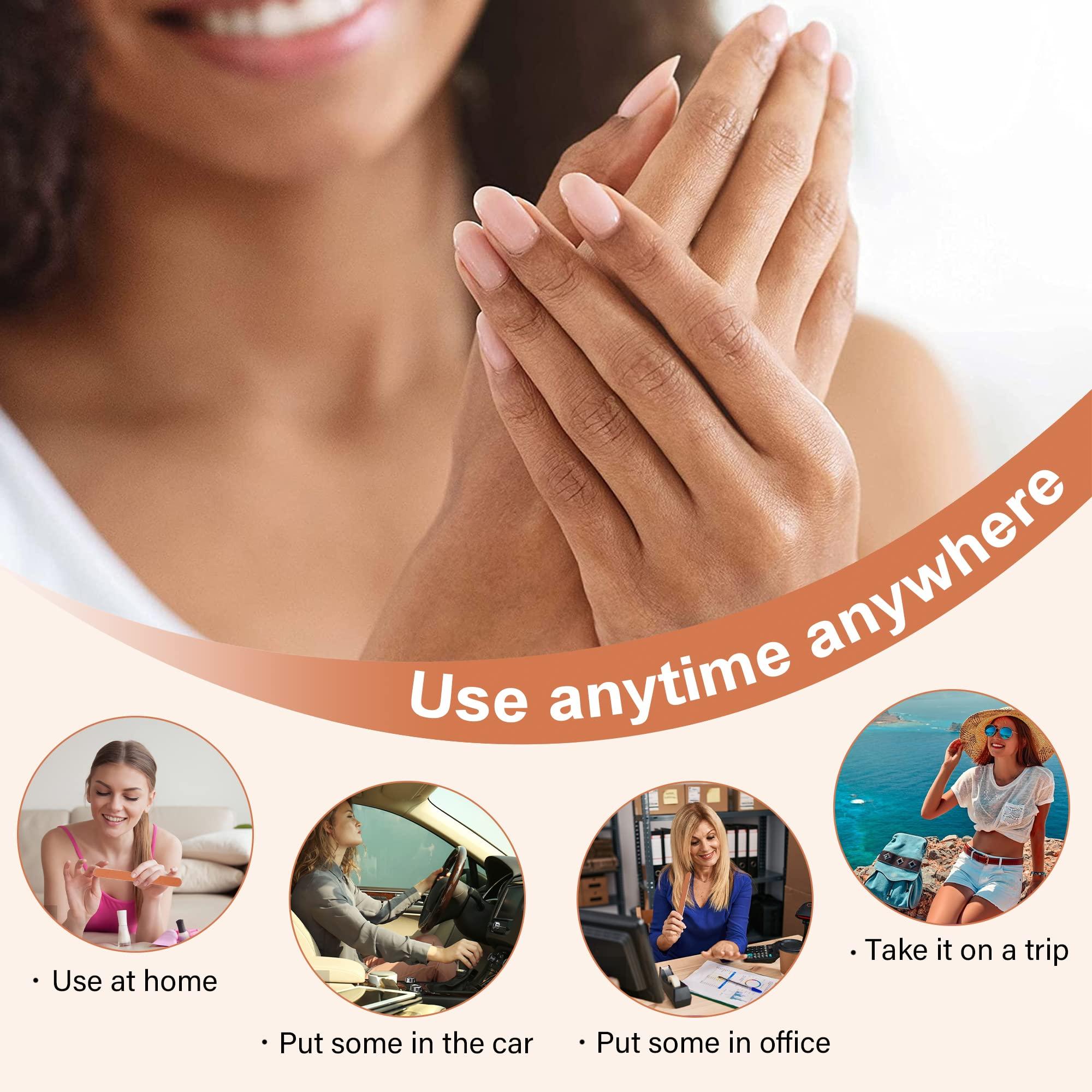 CANVALITE Canvalite Nail File Large Emery Boards for Nails,180 Grit Nail Files for Natural Nails, Thin Emory Nail File Pack Manicure Tool for Home Use 12PCS