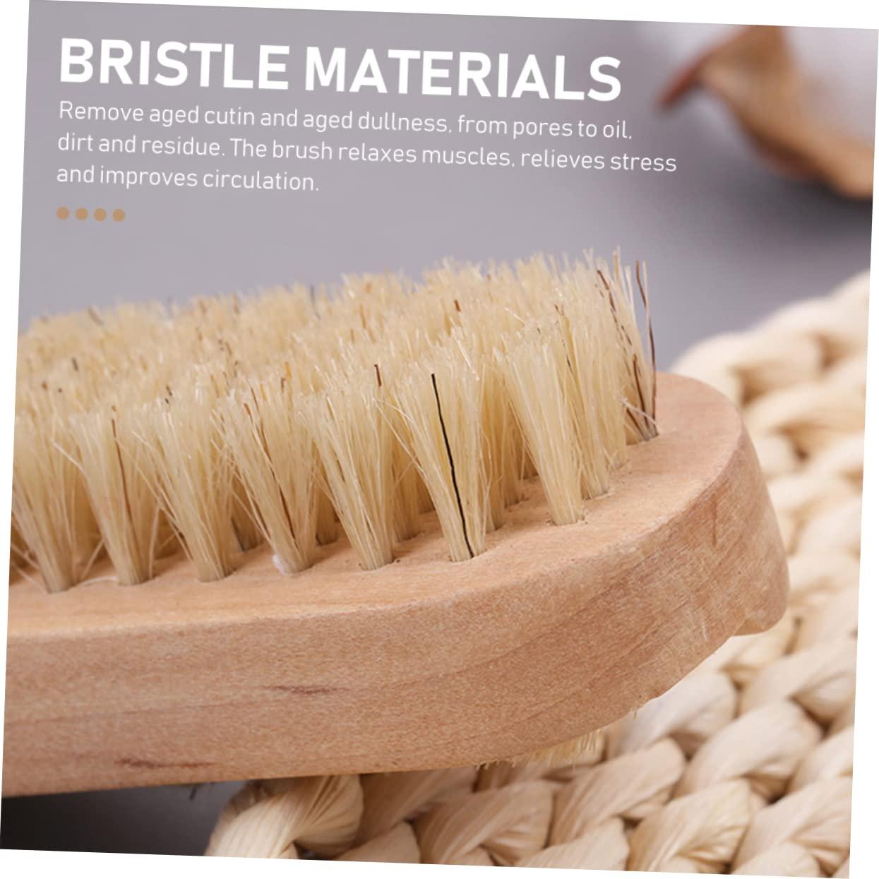 FRCOLOR FRCOLOR 3pcs Professional Nail Cleaning Brush Dual-sided Nail Scrub Tool for Pedicure Manicure Lightweight Design for Home Salon Use Materials