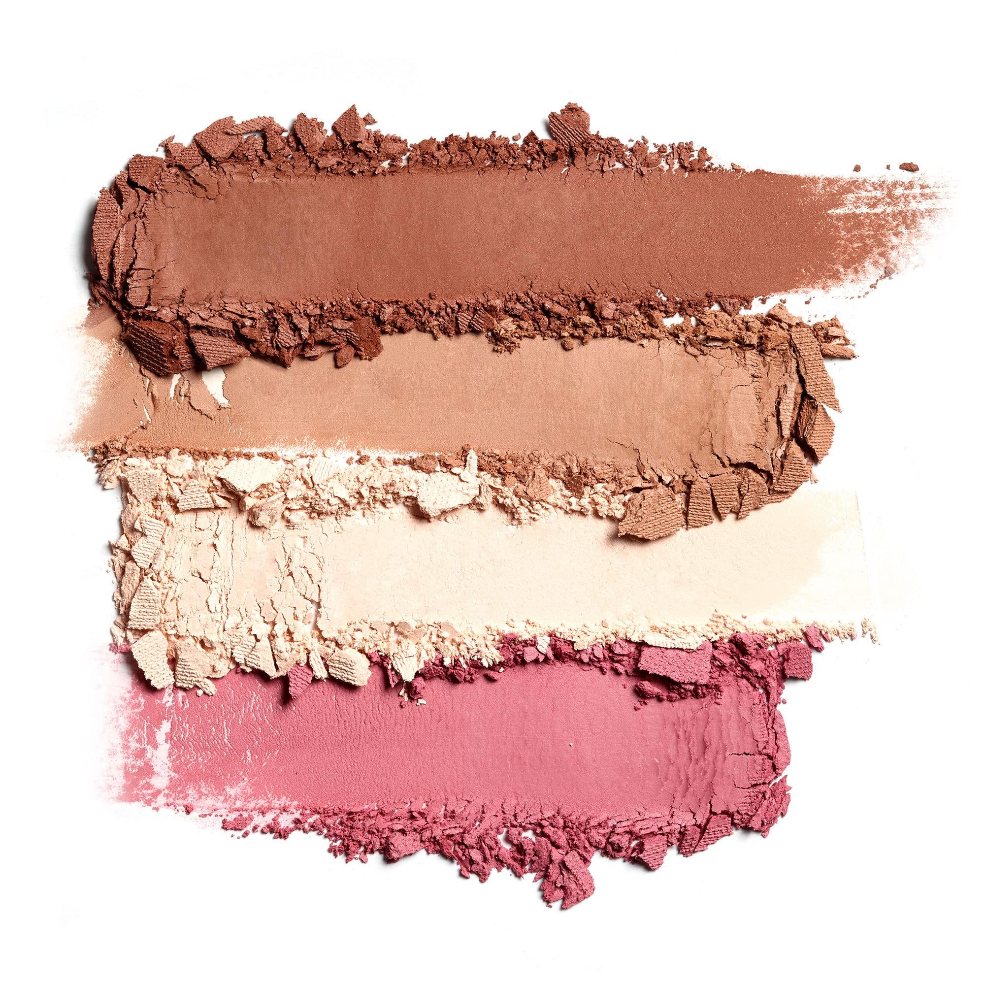 3ina 3INA MAKEUP - Cruelty Free - Vegan - The Matte Face Palette - 4 contouring shades for face, eyes and lips - Contouring palette - Easy to blend - Made in Europe