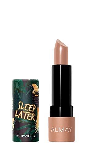 Almay Almay Lipstick with Vitamin E Oil & Shea Butter, Matte Cream Finish, Hypoallergenic, Sleep Later, 0.14 Oz