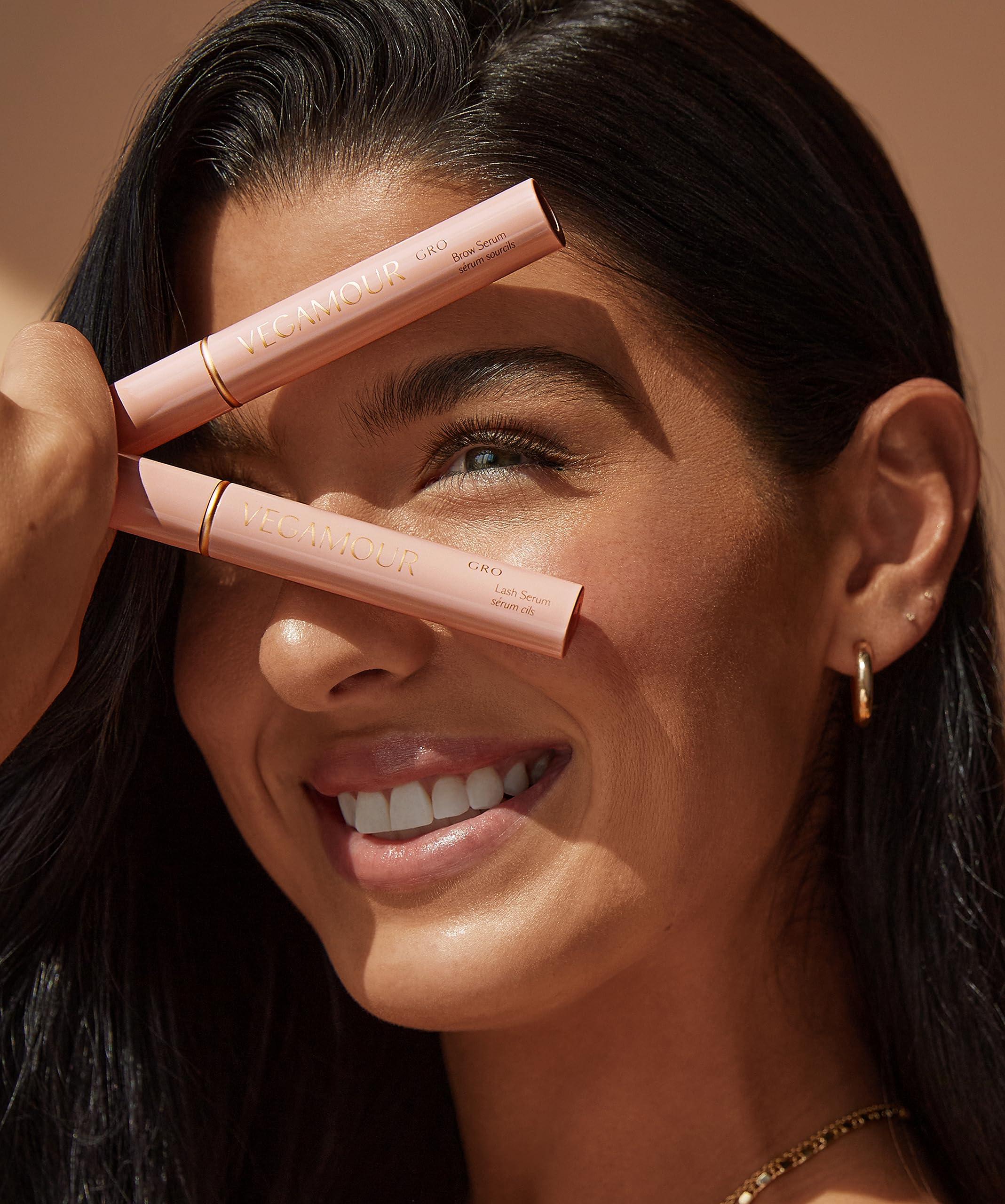 VEGAMOUR VEGAMOUR GRO Brow Serum for Thicker Looking Brows in as Soon as 30 Days, Vegan Eyebrow Enhancing Serum, 3 ML