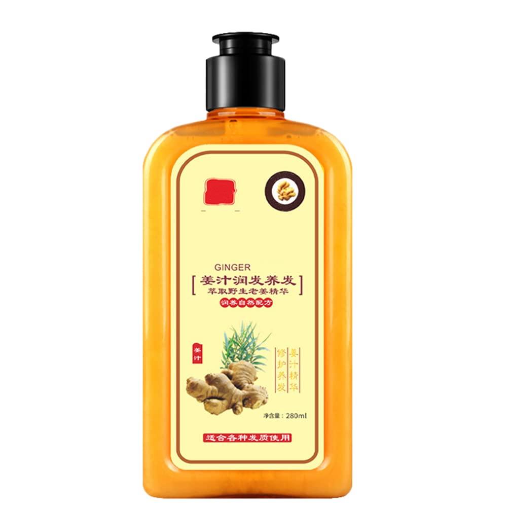 ANEFOSE puraGinger Hair Reborn Anti Thinning Shampoo, Pura Ginger Hair Reborn Anti Thinning Shampoo, puraGinger HairReborn AntiThinning Shampoo, puraGinger Shampoo, for Hair Growth Hair Care (280ml Shampool)