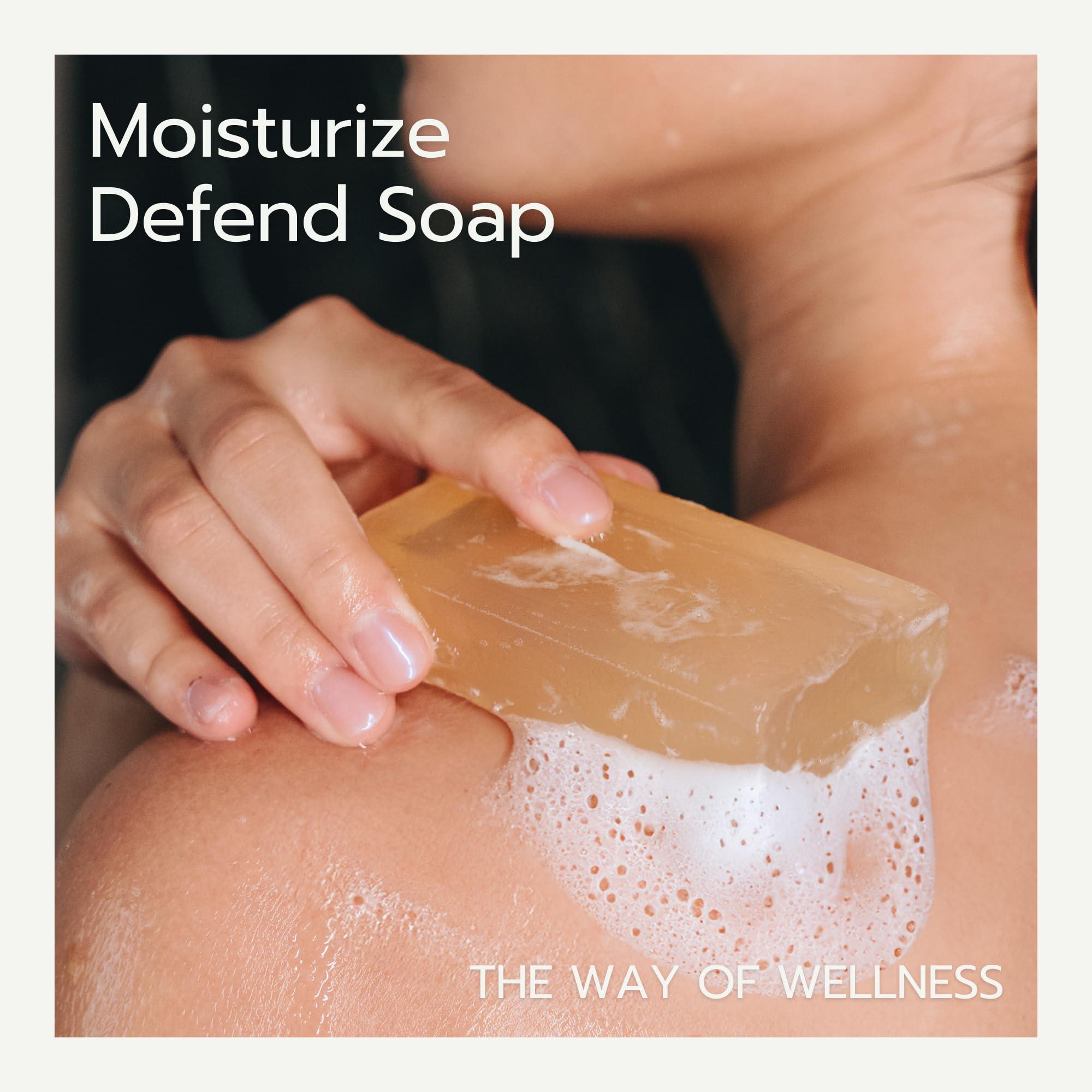 AROMAVITA Aromavita Oregano Oil Soap Bar - Natural Plant Therapy Hand Soap & Body Wash Oregano Oil Extract Soap - Topical Skin Cleanser Oil of Oregano Soap Bar - for Acne, Eczema, Foot and Nail Problems, 2-pack