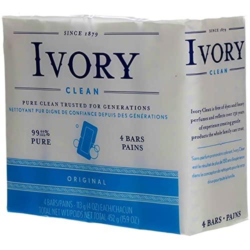 Ivory Ivory Soap Bath Original Ivory Bar Soap Unisex 4 x 4 oz (Pack of 3)