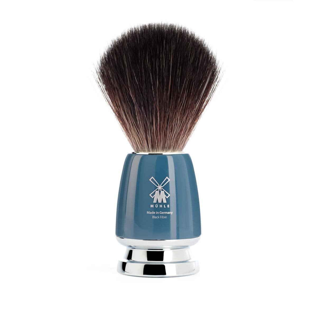 M MÜHLE MÜHLE RYTMO Black Fiber Luxury Shaving Brush - Perfect with Soaps and Creams